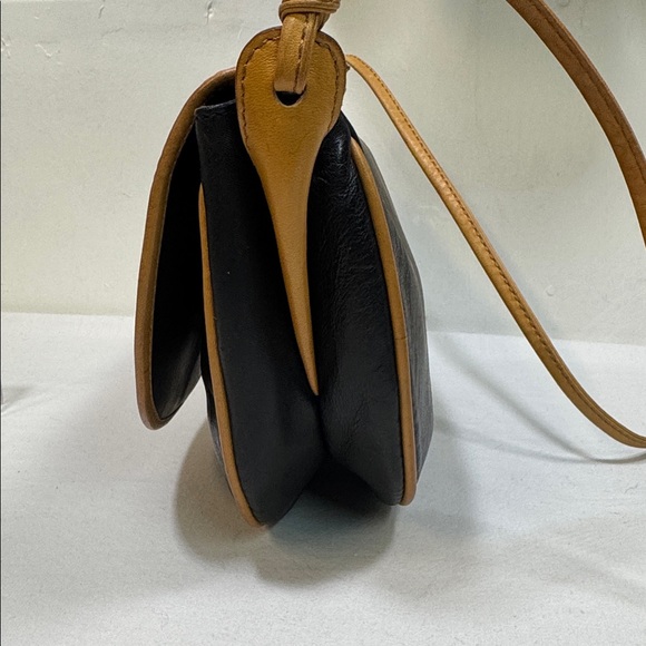 Celine Black and Tan Leather Crossbody Bag - Picture 10 of 10